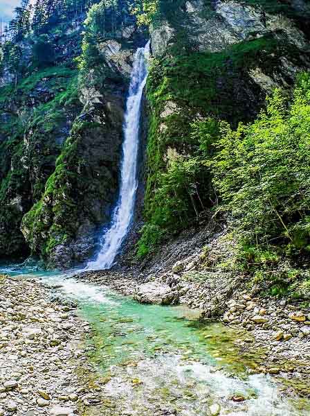 Een foto de Liechtensteinklamm waterval